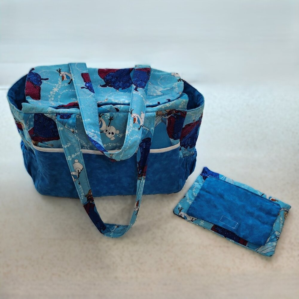 Frozen Themed Handmade Diaper/Mum Bag